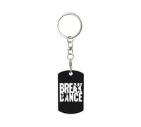 SMAZDFXX Portachiavi Break Dance con clip portachiavi per auto