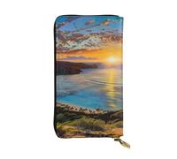 SMAZDFXX Portafoglio porta carte stampato con bussola e vecchie carte nautiche | Portafoglio porta carte in pelle PU e portafoglio tascabile