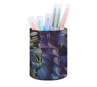 SMAZDFXX Portapenne a forma di farfalla colorata con ali vivaci, portapenne a forma di fiori, portapenne