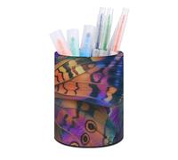 SMAZDFXX Portapenne a forma di farfalla colorata con ali vivaci, portapenne a forma di fiori, portapenne