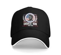 SMAZDFXX Pregate per Charlie Hats Riposa in Pace Giustizia per Charlie Kirk Cappellino da Baseball