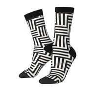 SMAZDFXX -Simple-Abstract-Lattice-26351170 Calzini unisex da uomo e da donna, tessuto ad asciugatura rapida per abbigliamento casual, palestra e ufficio