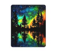 SMAZDFXX Tappetino per mouse Aurora Night, lavabile, con base in gomma antiscivolo, ideale per il gaming domestico.