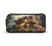 SMAZDFXX Una piccola casa delle fiabe, grande contenitore ad alta capacità, borsa portaoggetti, scatola organizer da scrivania