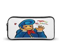 SMAZDFXX Wally-Darling Hello Merch Astuccio portapenne Kawaii per cancelleria e penne per adulti, piccola borsa per il trucco, 8,7x4,7x2 pollici