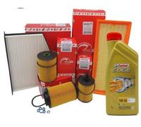 Kit TAGLIANDO Olio CASTROL Edge 5W30 7LT + 4 FILTRI Speed