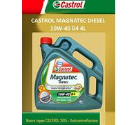 SMC Olio Motore Auto Castrol Magnatec B4 10W40-4 Litri lt
