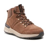 SMC1601 LUMBERJACK SCARPA UOMO COL BROWN IN PELLE COMODA SPORTIVA LACCI LINEA