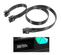 SMCEHEYA Cavo di alimentazione Dual PCI-E GPU per Corsair 8-pin a 6+2PIN Scheda Grafica Modulo Cavo Adattatore di Alimentazione Maschio Compatibile con ARESGAME Thermaltake Alimentatore Modulare
