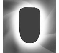 SMCMGECEUZ 60x37cm Copri ASSE da Stiro Cotone Mini ASSE da Stiro da Tavolo, Copriasse da Stiro con Imbottitura Copriasse da Stiro Elasticizzato(Black)