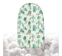 SMCMGECEUZ 60x37cm Copri ASSE da Stiro Piccolo Copriasse da Stiro Cotone, Rivestimento per ASSE da Stiro Copriasse da Stiro di Ricambio Multicolore(Green 5)