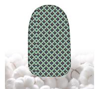 SMCMGECEUZ 60x37cm Copri ASSE da Stiro Piccolo Copriasse da Stiro Cotone, Rivestimento per ASSE da Stiro Copriasse da Stiro di Ricambio Multicolore(Green 1)