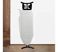 SMCMGECEUZ 90x33cm Copriasse da Stiro Cotone Copri ASSE da Stiro Elastico, Riflettente del Calore Copriasse da Stiro con Imbottitura Resistente al Calore(Gray)