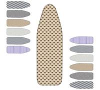 SMCMGECEUZ Copriasse da Stiro Elastico 90x30 100x33 110x33 120x40cm Copri ASSE da Stiro con Imbottitura Copriasse da Stiro Resistente Scorch(Yellow,48x15in(120x40cm))