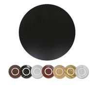 SMCMGECEUZ Piatto Girevole Lazy Susan In Legno 50 60 70 80 90cm Piatto Da Portata Girevole, Vassoio Da Tavolo Giradischi Per Ristorante Hotel(Black,60 cm (24 in))