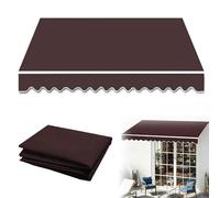 SMCMGECEUZ Tessuto di Ricambio per Tenda Retrattile Tessuto di Ricambio per Tende da Sole da Terrazzo, Telo di Ricambio per Tenda Parasole Esterno 2 3 4 5 6 7m(16.4x8.2ft/5x2.5m)