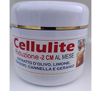 Smcosmetica Crema Anticellulite con Olive, Limone, Cannella, Zenzero e Geranio, 200 ml