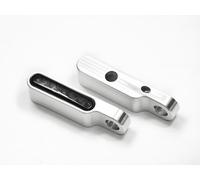 SMD-Blinker Tinted Con Scocca In Alluminio Per Manopole Argento Tipo1