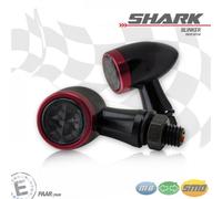 Smd-Blinkerset Jack Nero/Rosso Colorato M8 Universale Moto Omologati