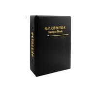 SMD Capacitor Sample Book 0201 0402 0603 0805 1206 SMT Chip Assortment Kit Pack For repair DIY Study EKFBQBGW(0805 92valuesX25pcs)