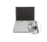 SMD Resistor Box 1% 0402 0603 0805 1206 Resistor Assortment Kit component 128 Values 0R-1M sample boxes NWPNLXEA(0402 128x300pcs)