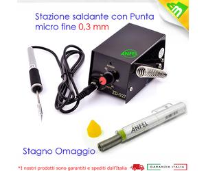 SMD STIL EBF MINI STAZIONE SALDANTE ZD-927 saldatore stagno circuiti 8W 100-450C