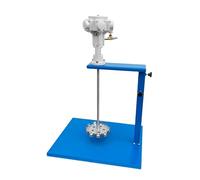 SMDLKVM Agitatore d'Aria Sollevamento 3/4HP, Miscelatore Vernice da 100 Galloni con Supporto, Strumento Miscelazione Rivestimento Inchiostro (Lama in Acciaio Inossidabile)