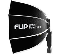 SMDV Speedbox Flip Beauty Dish 20 si apre in 1 click per speedlite e flash compa