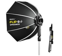 SMDV Speedbox Flip 24G si apre in 1 click per speedlite e flash compatti (senza adattatore)