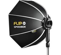 SMDV Speedbox Flip24G Kit con S Adapter per Flash Da Slitta e Godox AD200