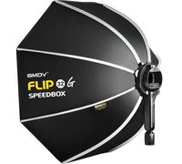 SMDV Speedbox Flip32G si apre in 1 click per speedlite e flash compatti (senza adattatore)