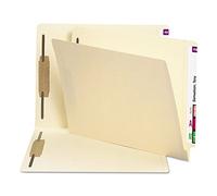 Smead End Tab Fastener Folder, shelf-master reinforced straight-cut Tab 2 chiusure - posizione 1 e 3 250 per Box Manila