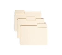 Smead Erasable Supertab file Folders, cancellabile Letter Manila