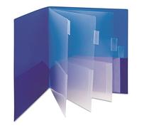 Smead Organizer con 10 tasche, formato lettera, 2 per confezione, 1 per ciascuno di colore blu scuro e verde acqua (89204) (confezione da 1)