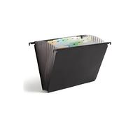 Smead Poly Hanging Expanding file, 12 divisori, Letter size, nero (65125)