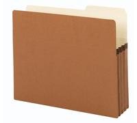 Smead Tasca portadocumenti, linguetta 2/5 tagliata a destra, altezza guida, espansione 8,9 cm, formato lettera, corda rossa, 25 per scatola (73088)