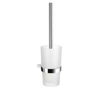 Smedbo "Air scopino con Vetro Satinato, Colore: Argento/Bianco