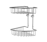 Smedbo Corner portasapone House Doppio Cromato, Argento