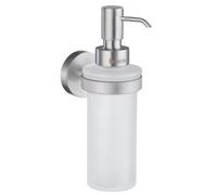 Smedbo Dispenser per sapone, anima in ottone massiccio, rame, cromato, 6,2 x 9,5 x 23,5 cm