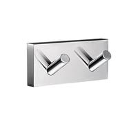 Smedbo RK356 - Gancio doppio "House" cromato Ottone, Argento, 9 x 4 x 4 cm