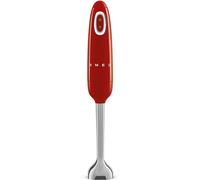 Smeg, Frullatore a Immersione HBF11RDEU, Funzione Turbo e Sistema di Taglio Flowblend, con Impugnatura Antiscivolo, Avvolgicavo Integrato, Accessori Non Inclusi, Potenza 700W, Rosso