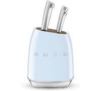 Smeg Ceppo con coltelli 50's Style - Azzurro LUCIDO - KBSF02PB