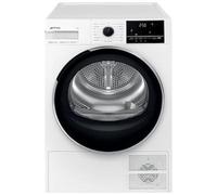 SMEG - Asciugatrice Condensa con pompa di Calore Libera installazione 8Kg 15 Programmi