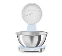 Smeg KSF01PBWW bilancia da cucina Blu, Cromo Superficie piana Bilancia da cucina elettronica Smeg