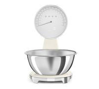 Smeg KSF01CRWW bilancia da cucina Cromo, Crema Superficie piana Bilancia da cucina elettronica Smeg