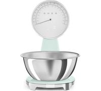 Smeg Bilancia da Cucina Digitale Analogica 50's Style Ciotola Acciaio Inox 1,8L