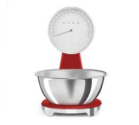Bilancia da cucina Smeg KSF01RDWW elettronica 5 kg rossa display LCD ciotola rimovibile