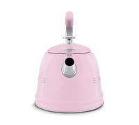 Smeg, Bollitore per Piano Cottura WKF01PK, in Acciaio Inox, Capacità 2,3L, Coperchio Removibile e Beccuccio Dosatore, Anche per Induzione, Rosa