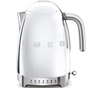 Smeg Bollitore elettronico a temperatura variabile KLF04SSEU finitura cromato con logo Smeg 3D - IN PROMOZIONE FINO AL 31/03