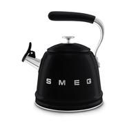 Smeg, Bollitore per Piano Cottura WKF01BL, in Acciaio Inox, Capacità 2,3L, Coperchio Removibile e Beccuccio Dosatore, Anche per Induzione, Nero
